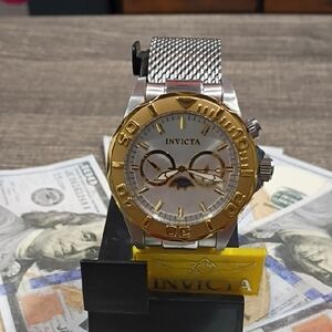 Invicta Two-Tone Silver and Gold Watch